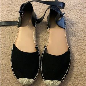 Brand new black espadrilles
